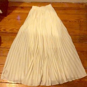 Beautiful white long skirt